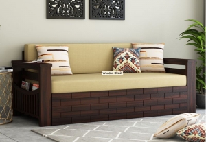 Premium Wooden Sofa Come Bed for Sale Online in India